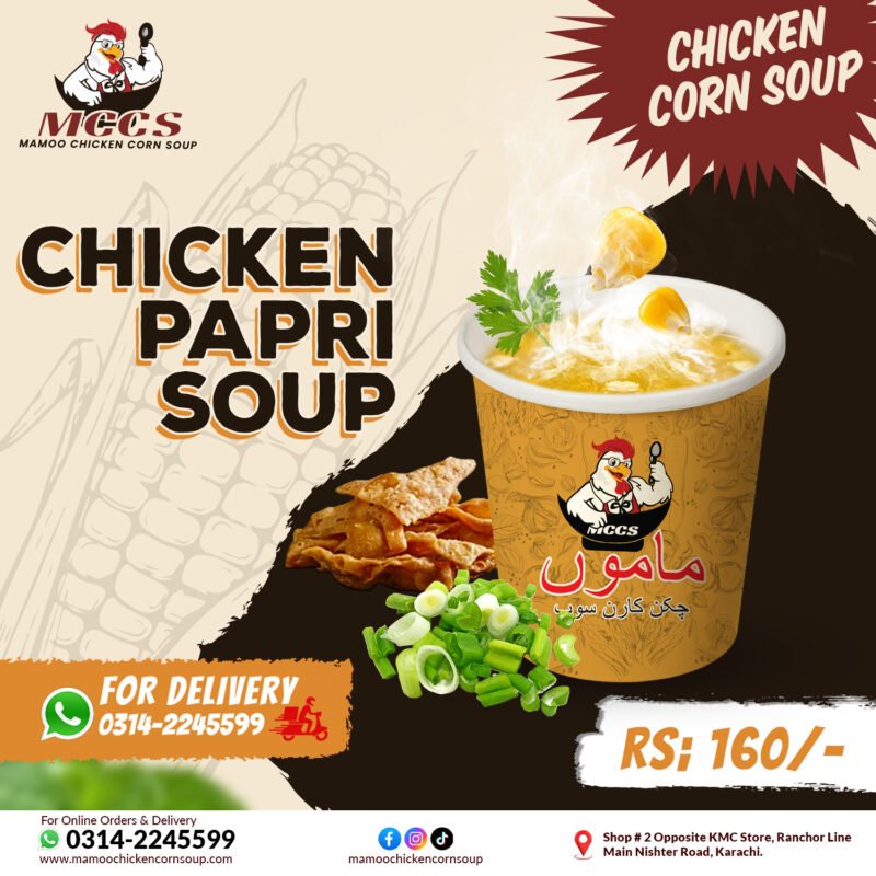 Chicken Papri Soup